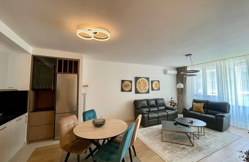 Rental of a modern 3-room apartment, 90 m², Belgrade, Serbia